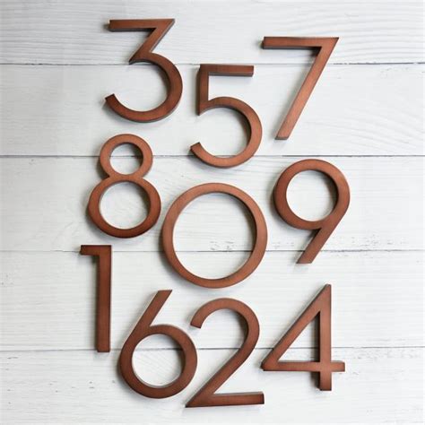 what is better acrylic or metal house numbers|best house numbers for houses.